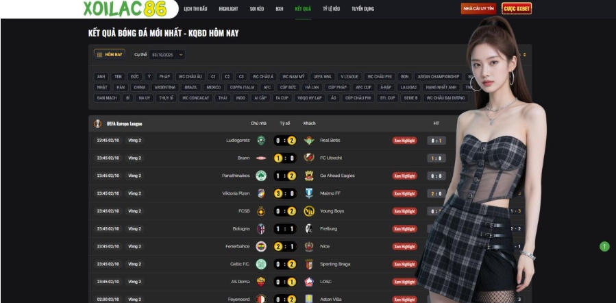 Xôi Lạc TV and Football Results Guide